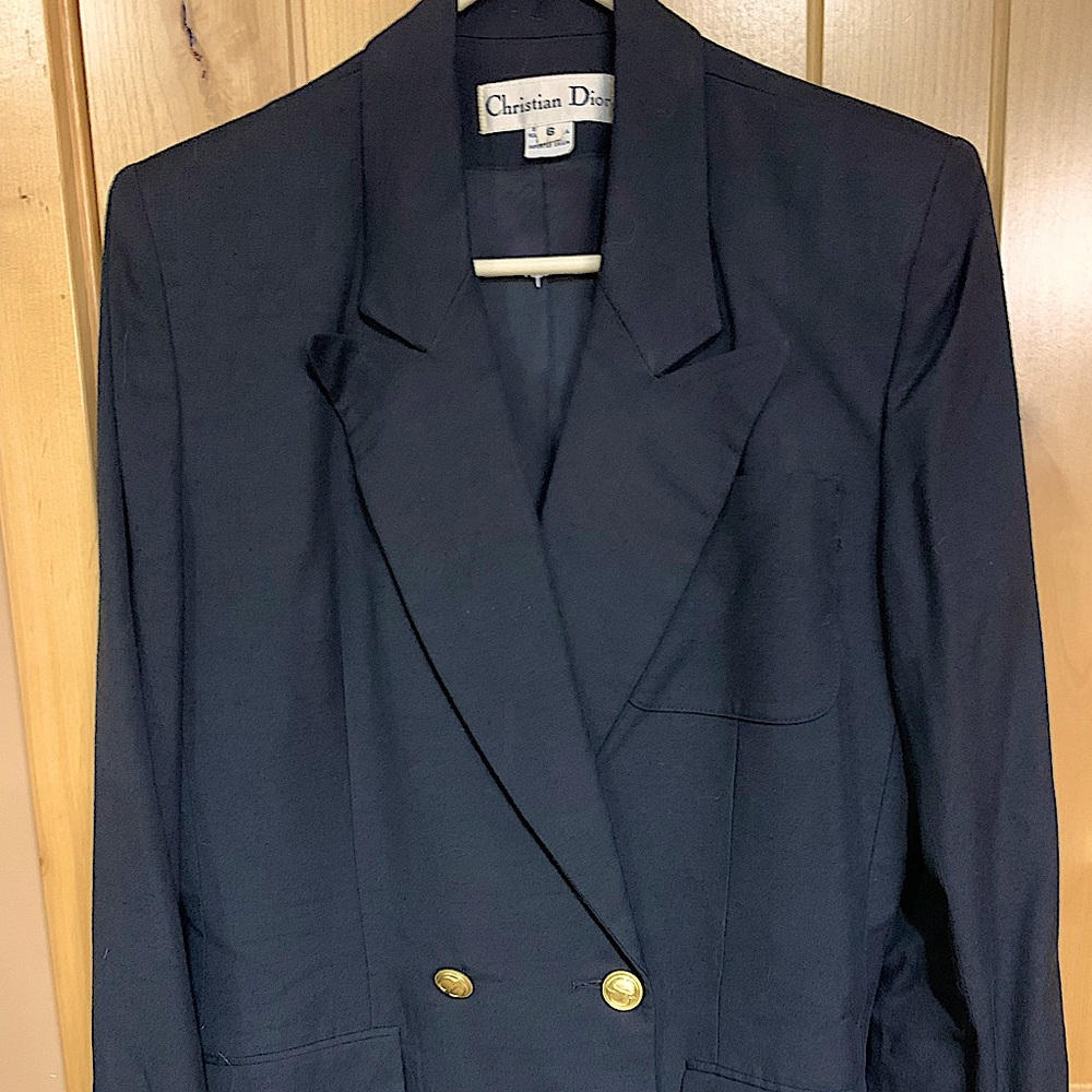 Vintage Christian Dior blazer and skirt size 6